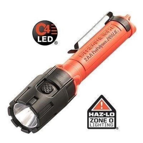 Streamlight Dualie 2AA, ATEX robbnásbiztos lámpa, ipari, narancs, 175 lm