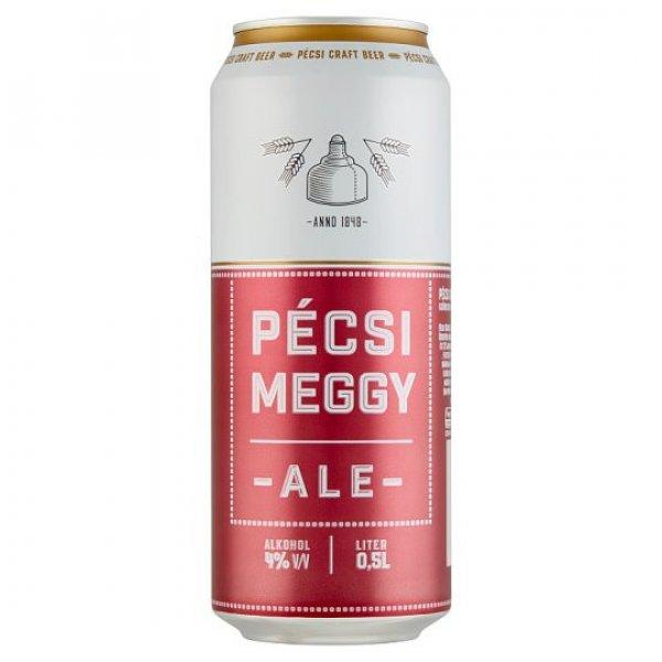 Pécsi Craft Meggy Ale sör 0,5l DOB 4% /24/