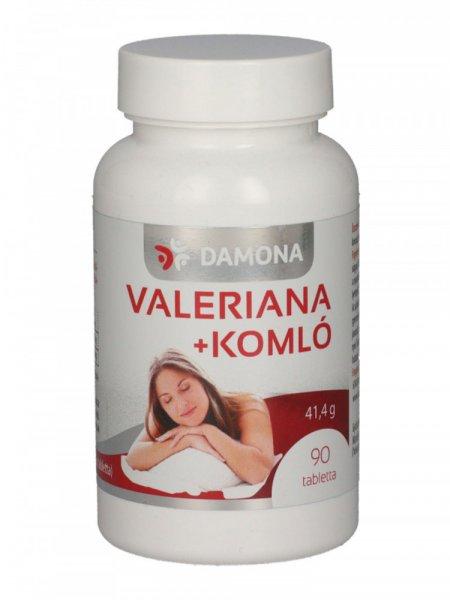 Damona valeriana+komló tabletta 90 db