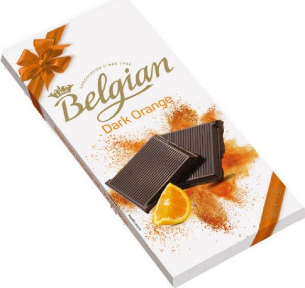 Belgian Dark Orange narancsos étcsokoládé 100g