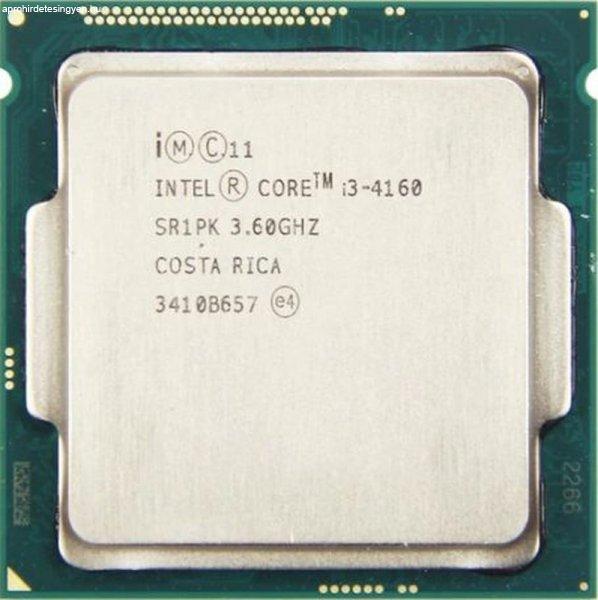Intel Core i3-4160 használt számítógép processzor