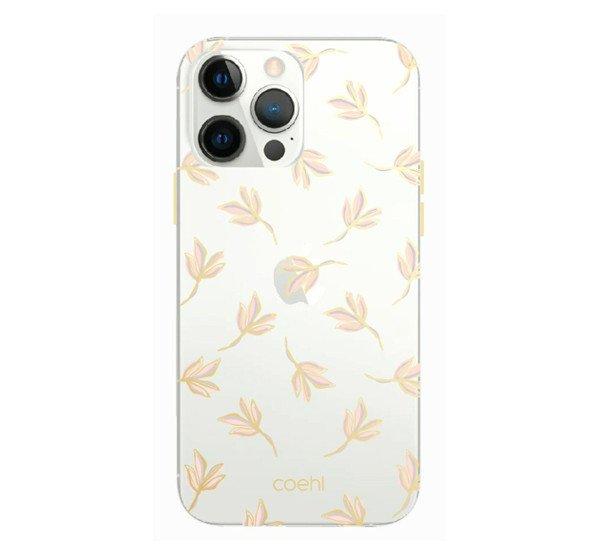 Uniq Coehl Fleur Apple iPhone 13 Pro, szilikon tok, rózsaszín