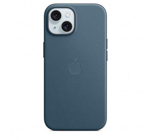 Apple iPhone 15 FineWoven-szövettok MagSafe, óceánkék