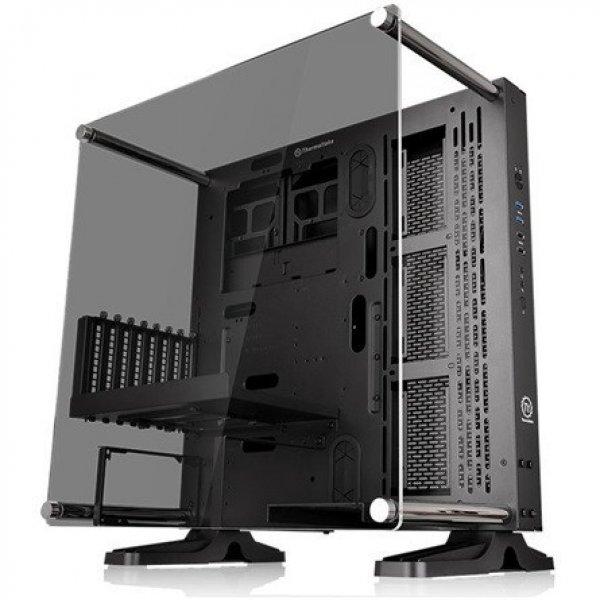 Thermaltake Core P3 Tempered Glass Edition táp nélküli ablakos Mid Tower
számítógépház fekete
