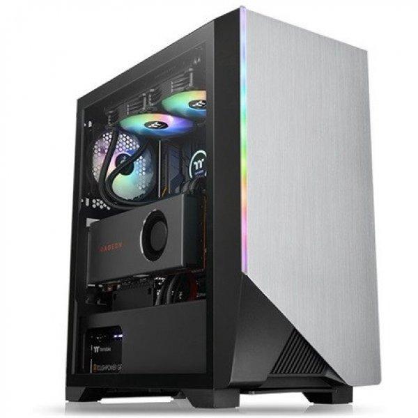 Thermaltake H550 TG ARGB táp nélküli ablakos MT Mini Tower számítógépház
fekete