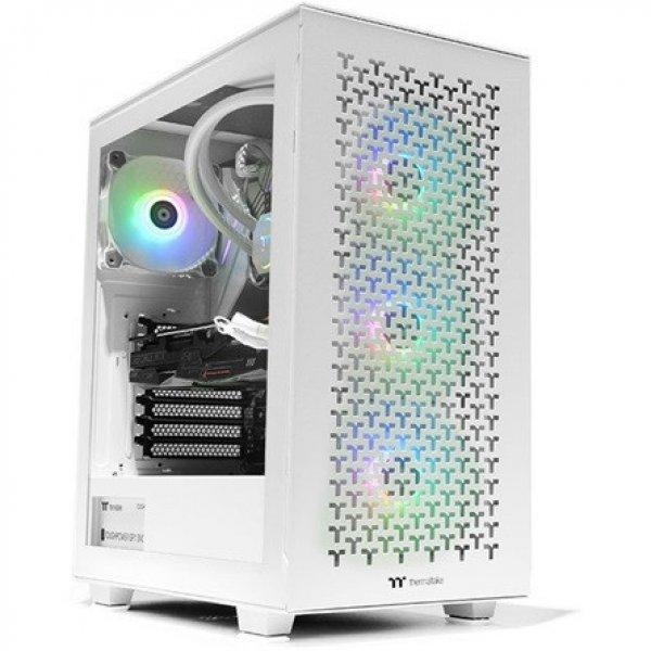 Thermaltake V350 TG ARGB Air táp nélküli ablakos MT Mini Tower
számítógépház fehér