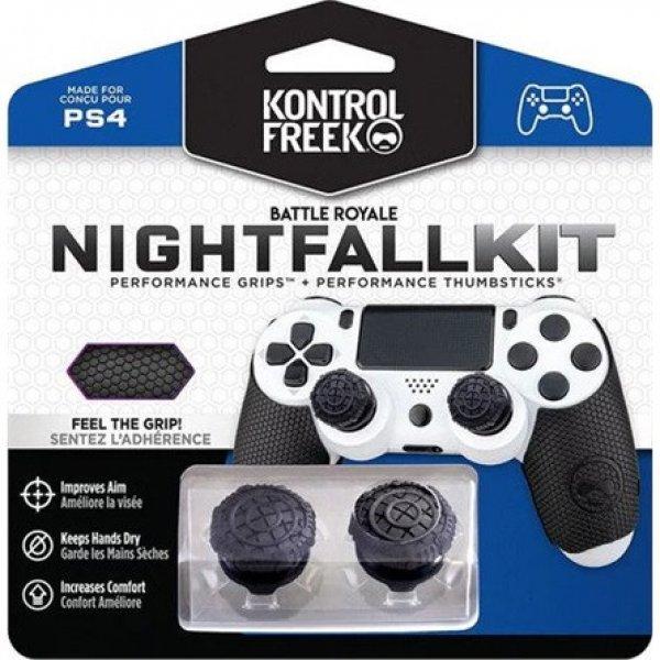 KontrolFreek Performance Nightfall PS4 Soft Grips fekete