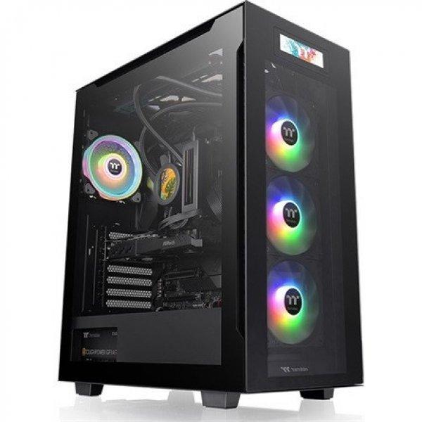 Thermaltake Divider 550 TG Ultra táp nélküli ablakos Mid Tower
számítógépház fekete