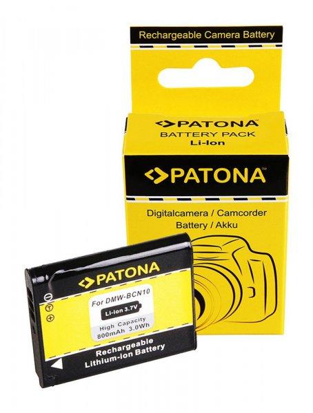 Panasonic kamera akku DMW-BCN10 LUMIX DMC-LF1 utángyártott (Patona) 3,7V
800mAh