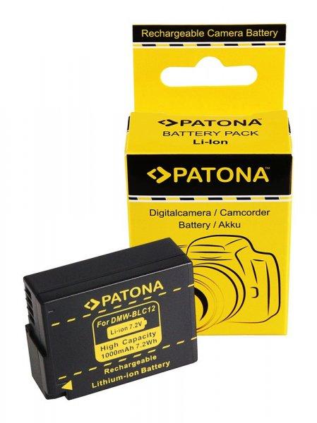 Panasonic kamera akku DMW-BLC12 Lumix DMFZ200 utángyártott (Patona) 7,2V
1000mAh