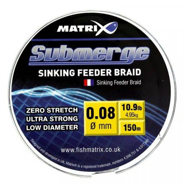 Fox Matrix Submerge™ Sinking Feeder Braided Mainline Dark Camo 0,08mm 150m
fonott süllyedő zsinór (GBL001)