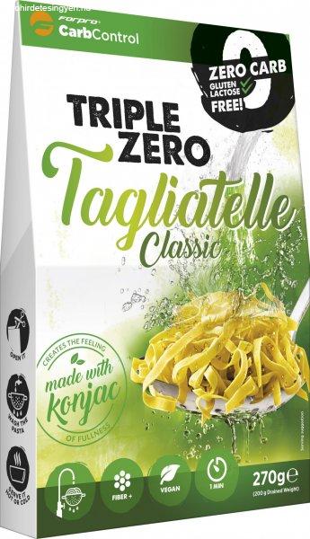 Forpro zero kalóriás tészta - tagliatelle
cukor/zsír/laktóz/glutén/szójamentes 270 g