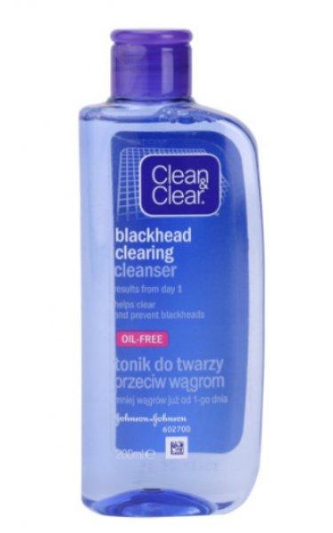 Clean&Clear mitesszer eltávolító arctisztító tonik 200ml