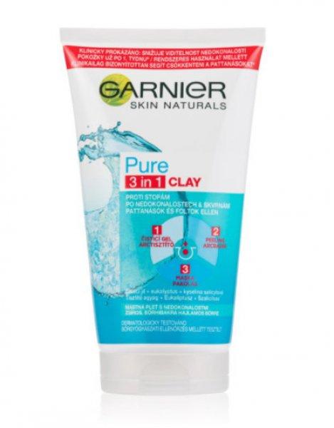 GARNIER SN PURE 3IN1 MÉLYTISZTÍTÓ GÉL TUBUS 150ML