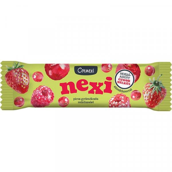 Cornexi nexi müzli szelet piros gyümölcsös édesítőszerrel 25 g