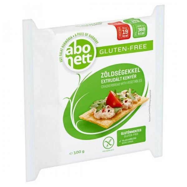 Abonett extrudált kenyér zöldséges gluténm.100g