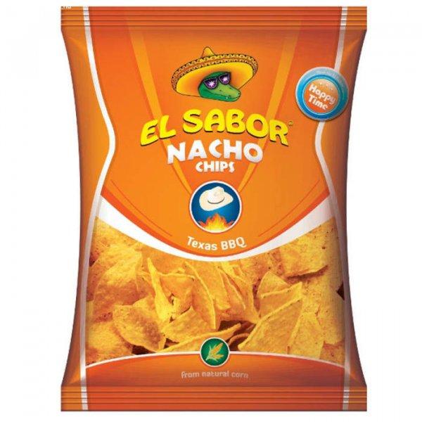 EL SABOR Nacho chips texas BBQ 225g