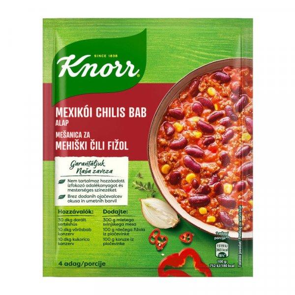 KNORR MEXIKÓI CHILIS BAB ALAP 50G