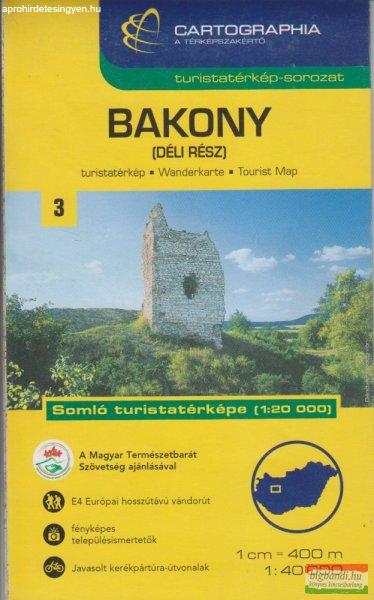 Bakony (déli rész) turistatérkép