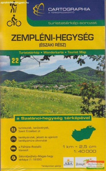 Zempléni-hegység (északi rész) turistatérkép