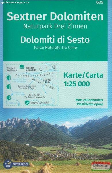 Sextner Dolomiten - Dolomiti di Sesto turistatérkép 1:25000