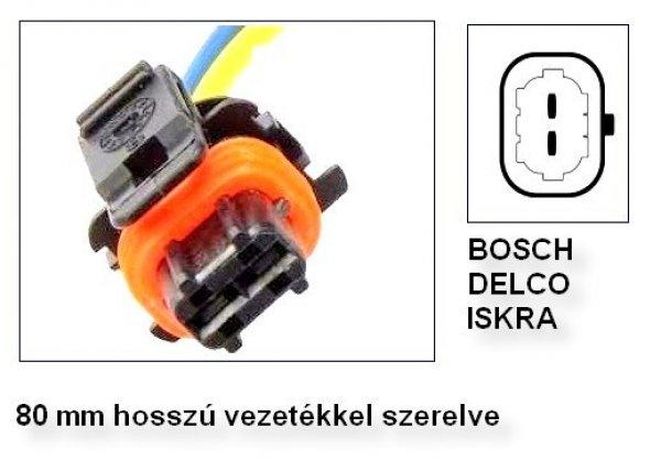 Generátor csatlakozó 2 pólusú vezetékes Bosch Delco Iskra