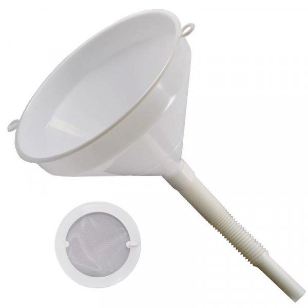 Műanyag Flexibilis Tölcsér 22 cm Fehér Színű Élelmiszeripari Tölcsér
Flexibilis Szárral És Szűrővel