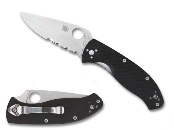 Spyderco Tenacious félig fogazott