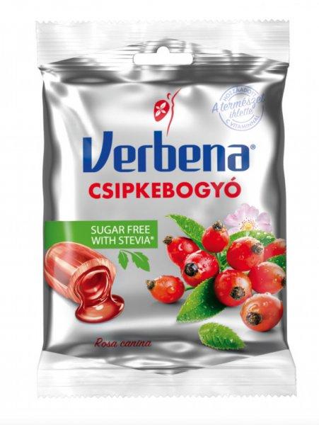 Verbena sugar free csipkebogyó töltött cukorka steviával 60 g