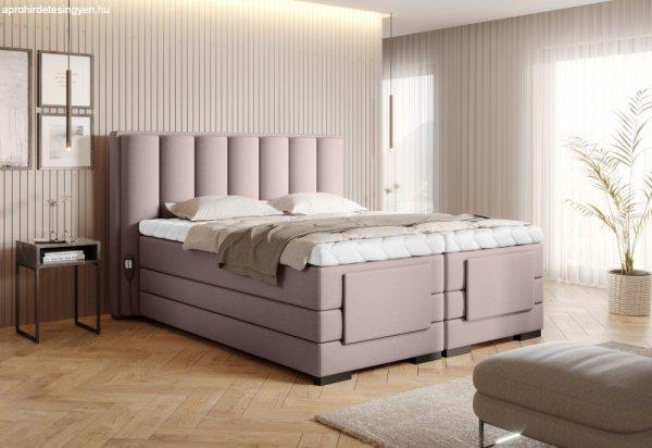 Veros 160x200 boxspring ágy matraccal rózsaszín