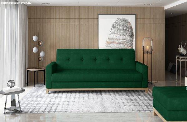 Selene Buk ágyfunkciós kanapé zöld