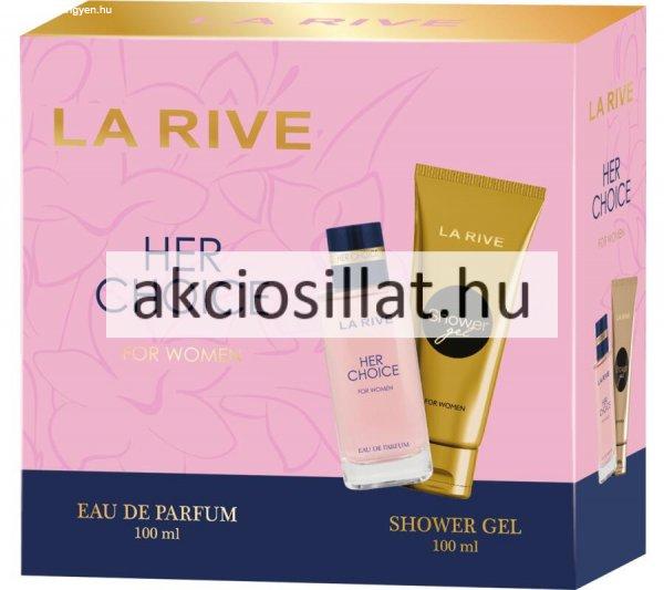 La Rive Her Choice ajándékcsomag (EDP + Tusfürdő)