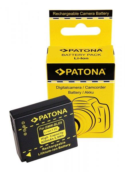 Panasonic kamera akku DMW-BLE9 utángyártott (Patona) 7,2V 820mAh