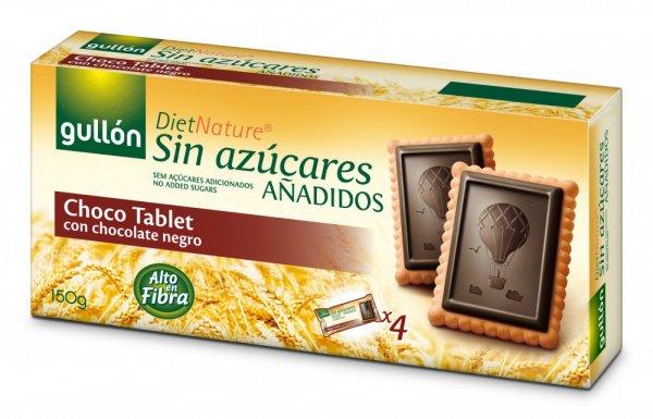 Gullón choco tablet étcsokis keksz édesítőszerrel 150 g