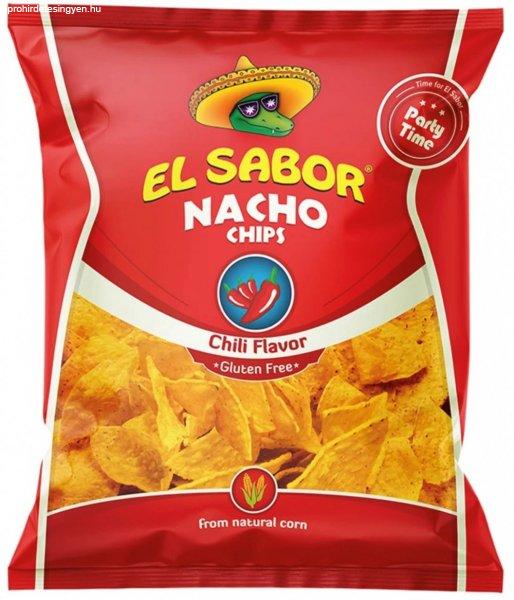 El sabor big nacho chips gluténmentes chilis 225 g