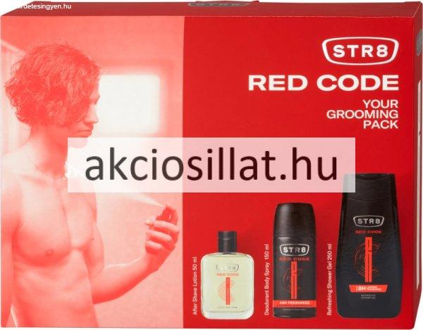 STR8 Red Code Ajándékcsomag (after 50ml+deo 150ml+tus 250ml)