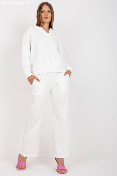 Pamut tréningruha szett 81351 modell fehér