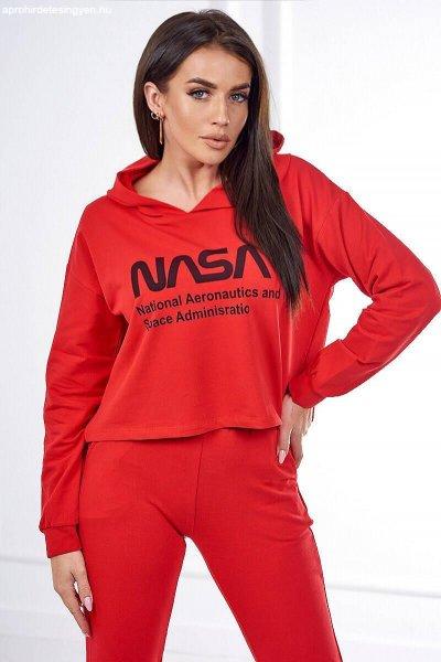 Szabadidő szett NASA felirattal piros