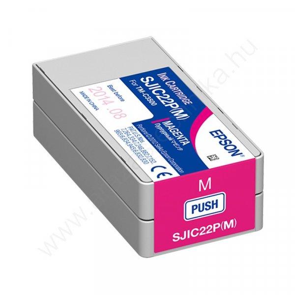 Epson SJIC22P(M) magenta tintapatron