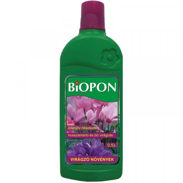 Biopon Virágzó Növény Tápoldat 0,5L  Biopon Többkomponensű Ásványi
Műtrágya Szobai És Erkélyi Virágágyi Növények Számára Szer - B1008