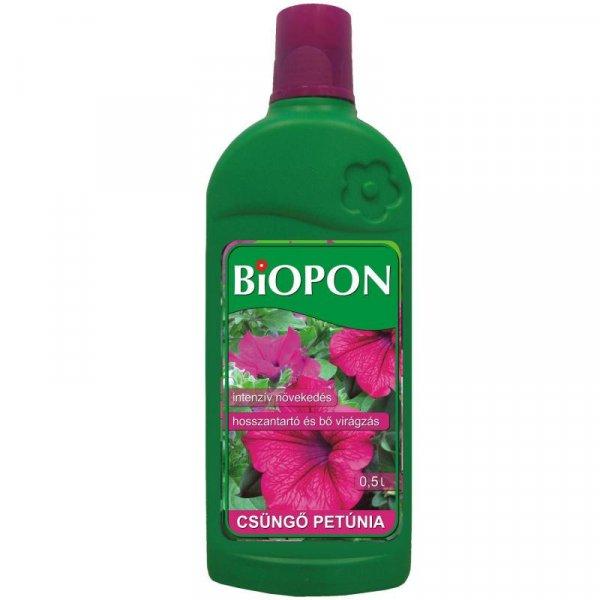 Biopon Csüngő Petúnia Tápoldat 0,5L  Biopon Többkomponensű Ásványi
Műtrágya Szobai És Erkélyi Virágágyi Növények Számára Szer - B1017