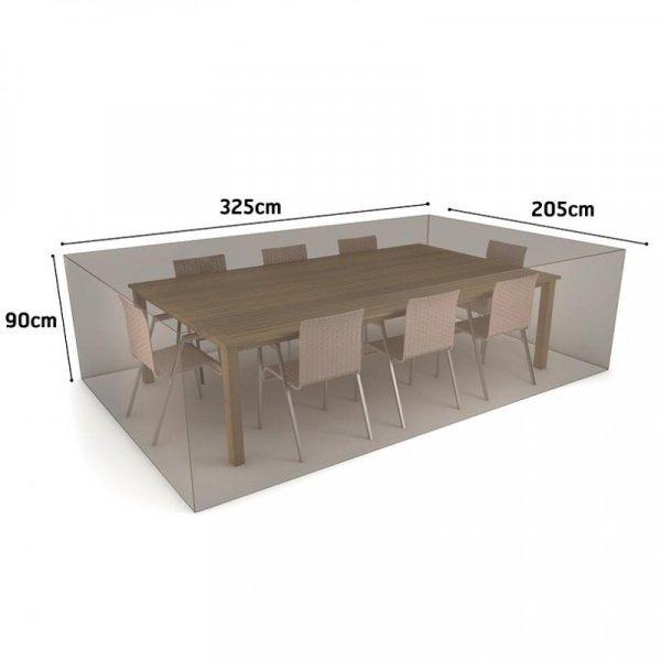 Asztal Kerti Bútor Takaróponyva  Asztal Szett - 0,9 X 3,25 X 2.05 Méteres Uv
Stabil Ponyva - Norten 2013600 - 6846