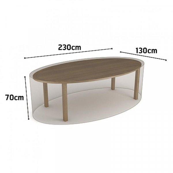 Asztal Kerti Bútor Takaróponyva Ovális Asztal - 0,7 X 2,3 X 1.3 Méteres Uv
Stabil Ponyva - Norten 2013601 - 6847