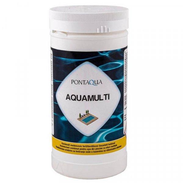 Vízkezelő Tabletta 1 kg/200G  Aquamulti Klór - Kombinált Hármas Hatású
Medencei Vízkezelőszer Összetett Hatással - Amu010 -