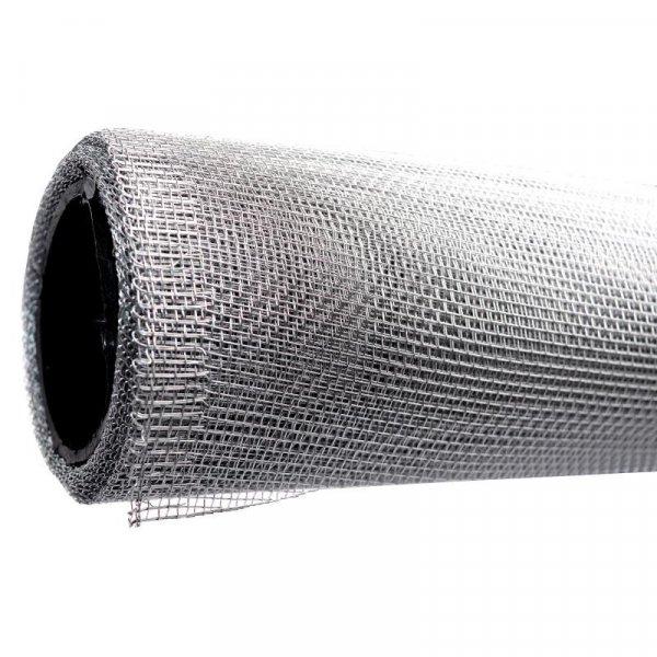 Fém Szúnyogháló 1,2 X 25 M Alumínium - Rovar Elleni Háló 1,5X1,5 mm-es
Rácsozással