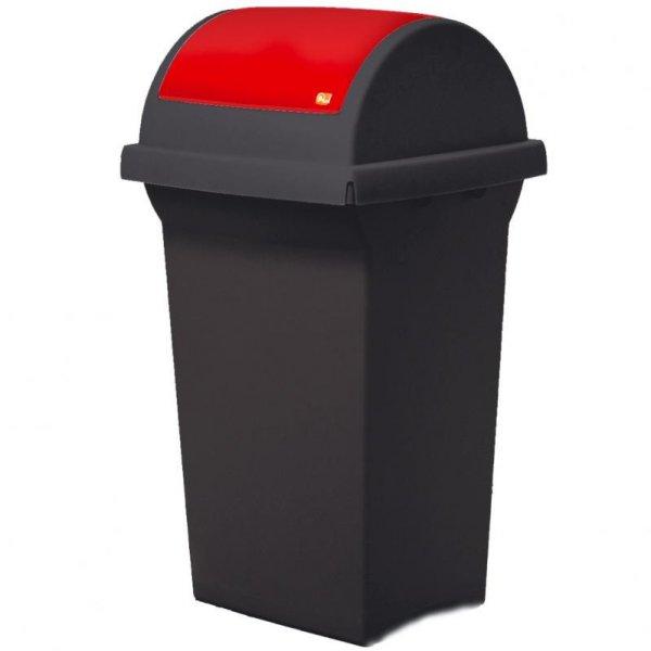 Piros Műanyag Szemeteskuka 50 L Piros Billenőtetős Szelektív Háztartási
Hulladéktároló - Ics-Italia C752050R -
