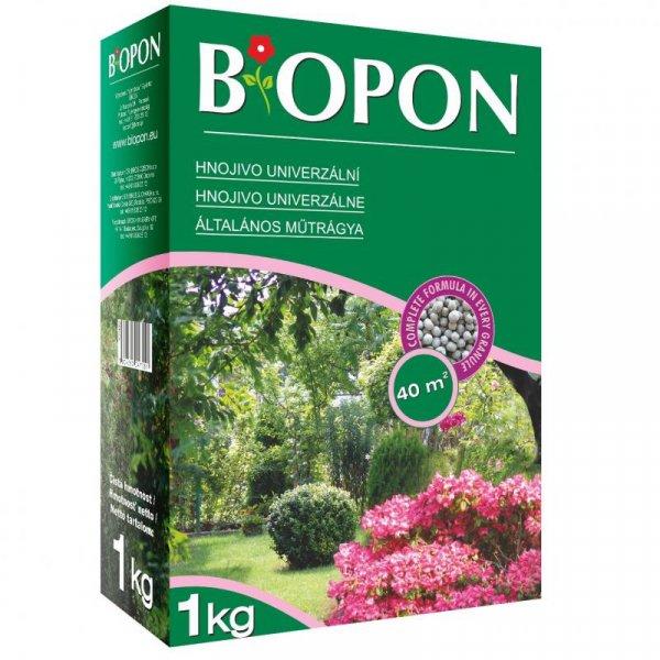 Biopon Univerzális Műtrágya 1kg   Biopon Granulátum 40 M2-Re Elegendő
Többkomponensű Professzionális Ásványi Tápanyag - B1042