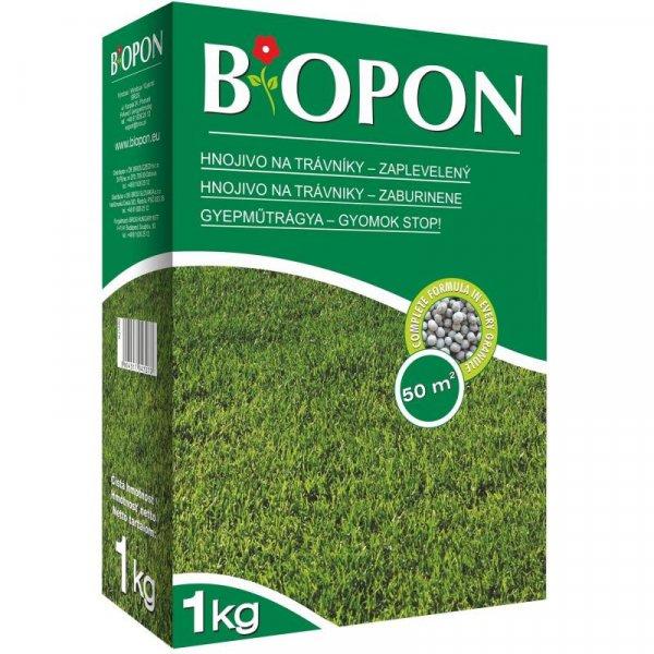 Biopon Gyom-stop Gyepműtrágya 1kg  Biopon Granulátum 50 M2-Re Elegendő
Többkomponensű Professzionális Ásványi Tápanyag Gyephez - B1131