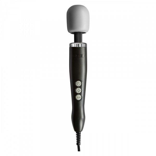 Doxy Wand Black - hálózati masszírozó vibrátor 