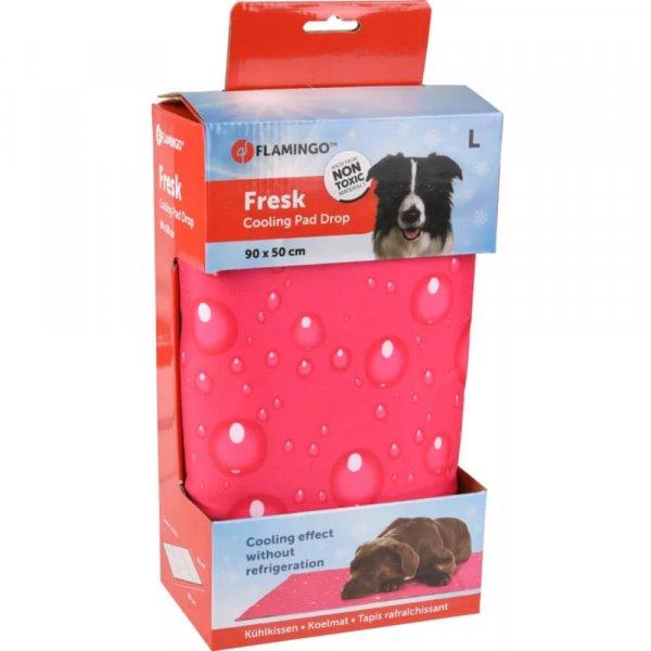 Hűsítő matrac kutyáknak és macskáknak - rózsaszín vízcsepp 2 méretben